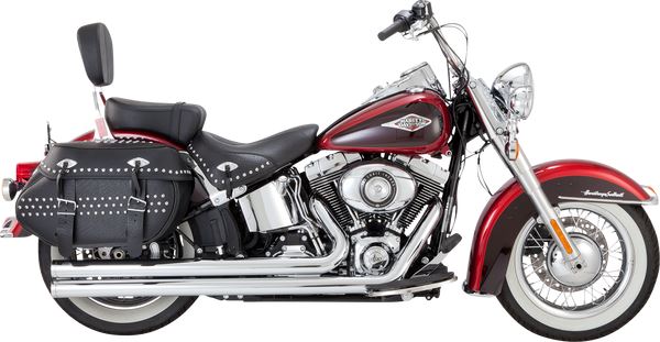 Vance & Hines 2-into-2 Big Shots Exhaust System Chrome For HD FLS 1690 86-17 17323