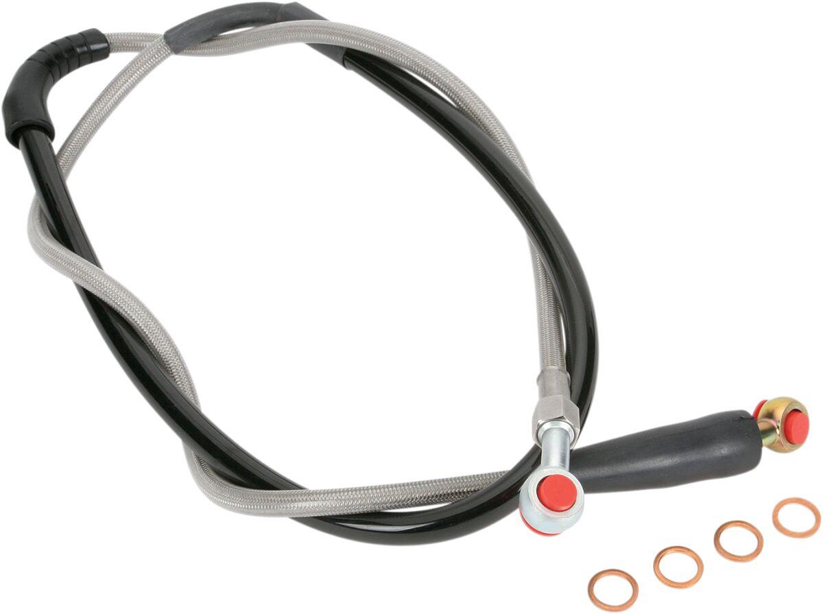 Moose Offroad Braided Brake Line For Honda CRF 250 R 1995-2008 H02-1-043/P-CL