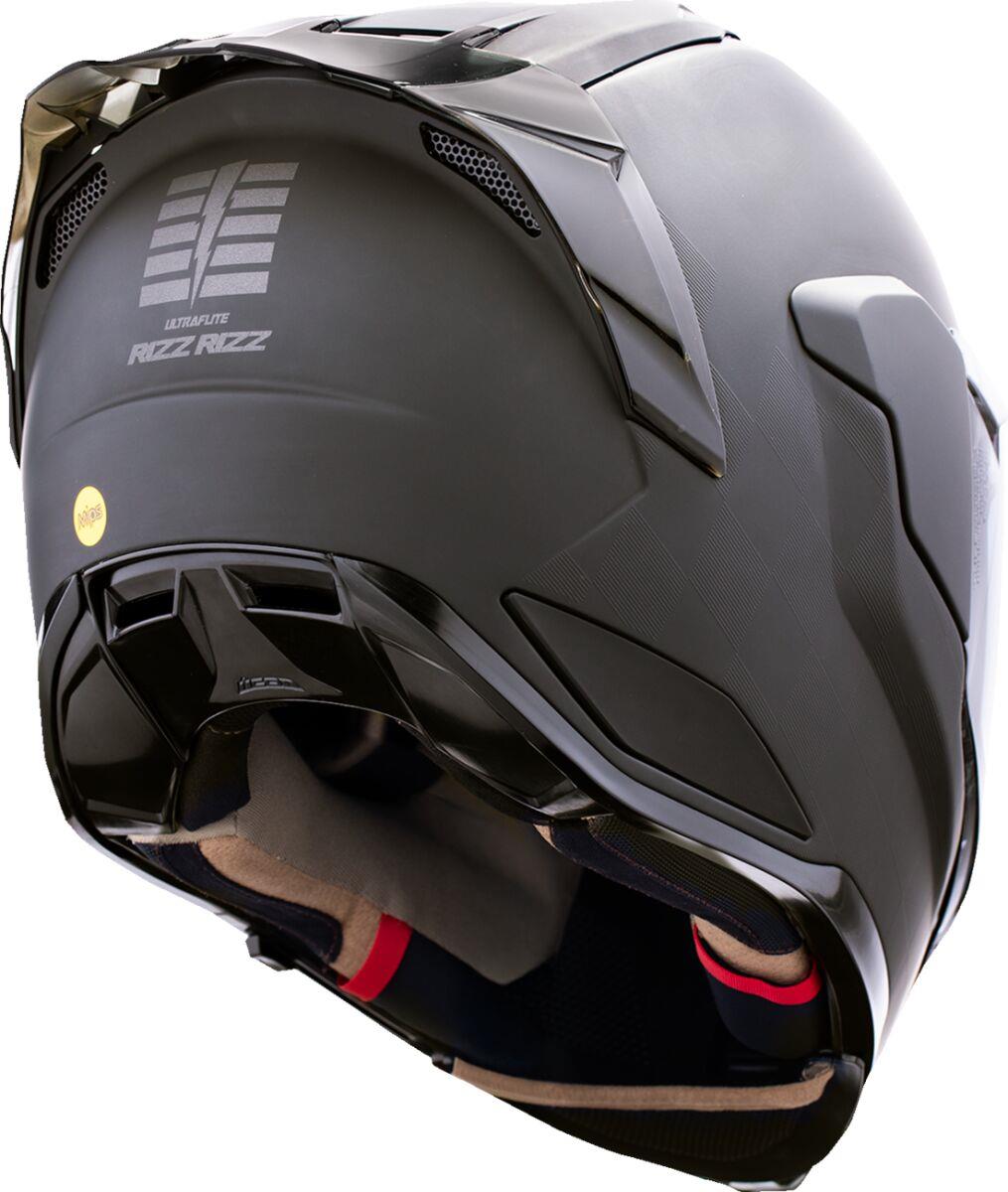 ICON Ultraflite Rizz Rizz Black Motorcycle Helmet