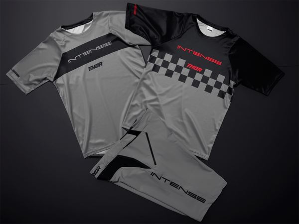 THOR Intense MTB Dart Jersey Gray/Black 2023 Model