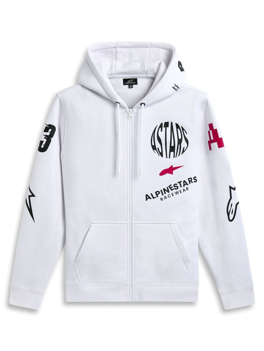 ALPINESTARS Variegate Zip Hoodie White