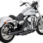 Vance & Hines 3" Twin Slash Slip-On Mufflers For HD FXDC 1584 91-09 46838
