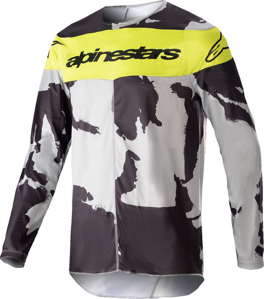 Alpinestars Youth Racer Tactical Jersey Yellow Grey Black