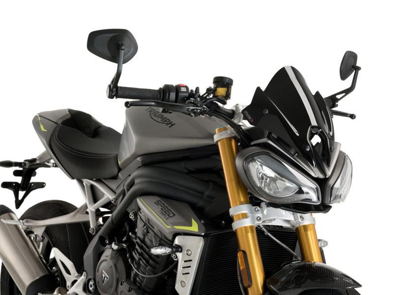 PUIG New Generation Sport Screen Black for Triumph Speed Triple 1200 RS 21-25 20795N