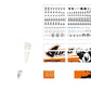 UFO COMPLETE HARDWARE ASSORTMENT KTM-HUSQVARNA AC02300