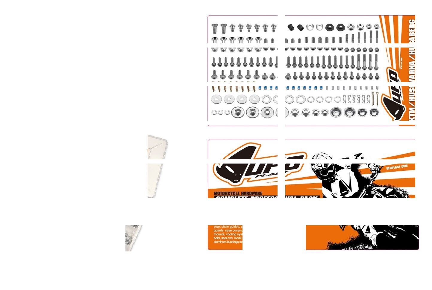 UFO COMPLETE HARDWARE ASSORTMENT KTM-HUSQVARNA AC02300