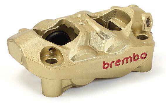 BREMBO HYPURE M4.30 BRAKE CALIPER 100MM FR/L GOLD 920E94035
