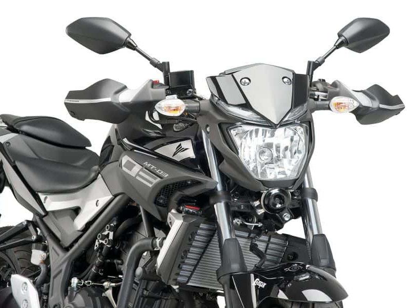 PUIG Handguards Matt Black for Yamaha MT-03 16-25 8897J