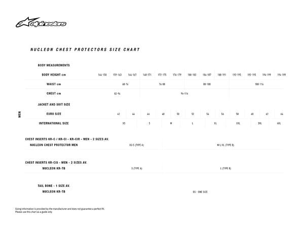 Alpinestars Nucleon Flex Pro Ci Chest Protector Insert
