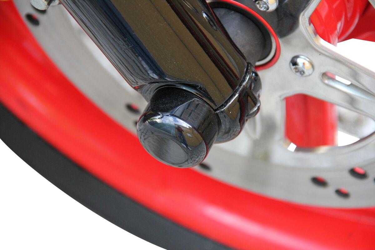 Cult Werk Axle Cover For Harley Davidson VRSCDX 1250 2002-2017 Black HD-UNI034