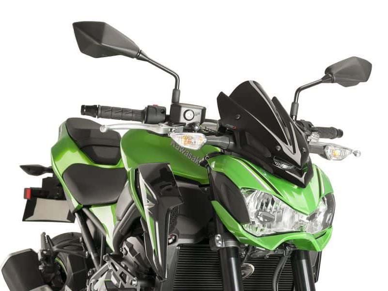 PUIG New Generation Sport Screen Black for Kawasaki Z900 17-19 9689N