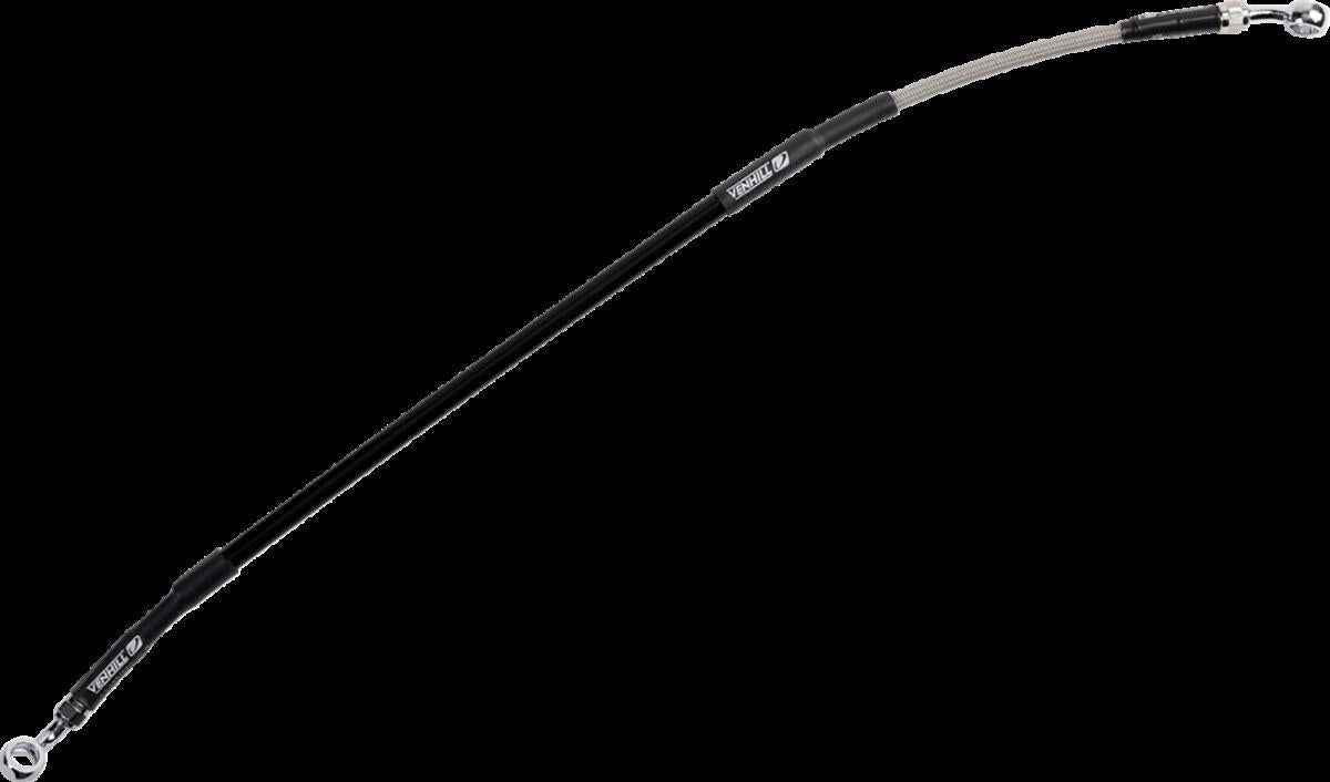 Moose Offroad Braided Brake Line For Suzuki RM 85 17/14 2003-2023 S01-2-031/P-CL