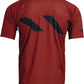 THOR Assist Hazard MX Motorcross Jersey Black/Heather Red 2023 Model