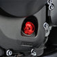 Daytona Bullet Oil Filler Cap M20xP2.5 Red Aluminum with O-ring & Wire-lock 98399