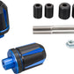 Daytona Scratch Handlebar End Anodized Blue Fits 7/8 & 1 Handlebars 87332