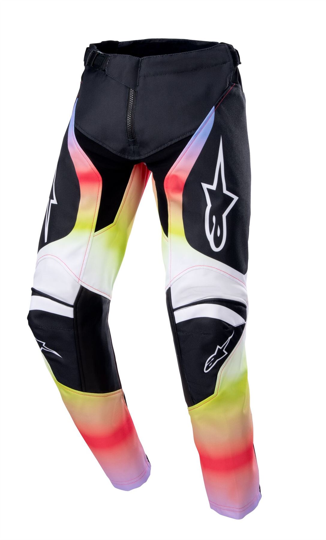 Alpinestars Youth Racer Semi Pants White Rgb Black