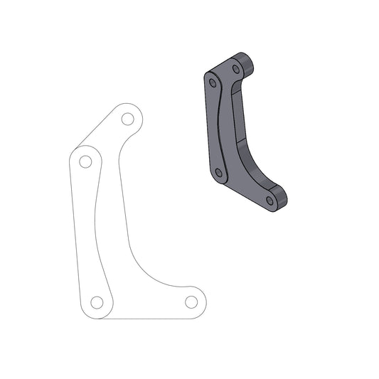 Moto-Master Racing Rotor Adapter Bracket For Yamaha YZ 125 2007-2026 211039