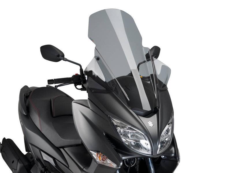PUIG V-Tech Line Touring Screen Light Smoke for Suzuki Burgman 400 17-25 9973H