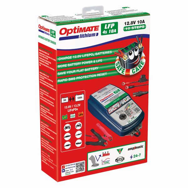 OPTIMATE Lithium 4S 9A Ampmatic Battery Charger Optimiser Conditioner Maintainer