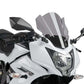 PUIG Z-Racing Screen Dark Smoke for Kawasaki Ninja 250 SL 15-16 7630F