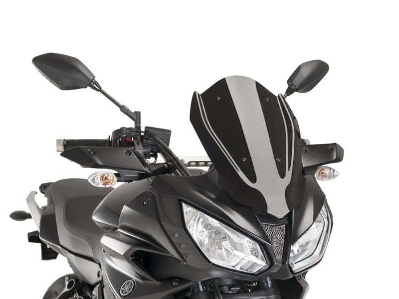 PUIG Z-Racing Screen Black for Yamaha MT-07 Tracer/Tracer 700/GT 16-19 9211N