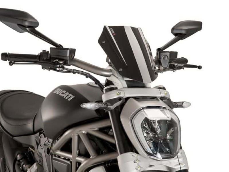 Puig New Generation Adjustable Screen Black 3633F