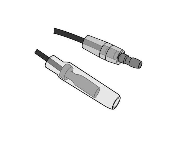 Puig Number Plate Wiring Extension Kit Type 10 180mm Black 6306V