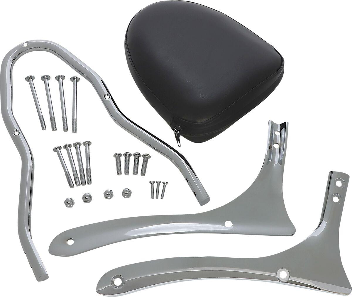 Show Chrome Sissy Bar Kit For Suzuki C 50 2001-2008 Black Chrome 82-228