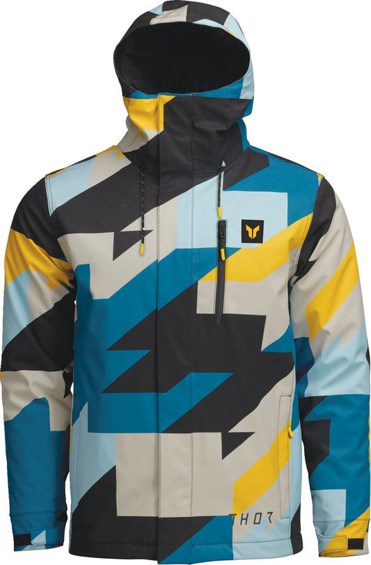 THOR Brave Heavyweight Tour Jacket BL/YL 2025 Model