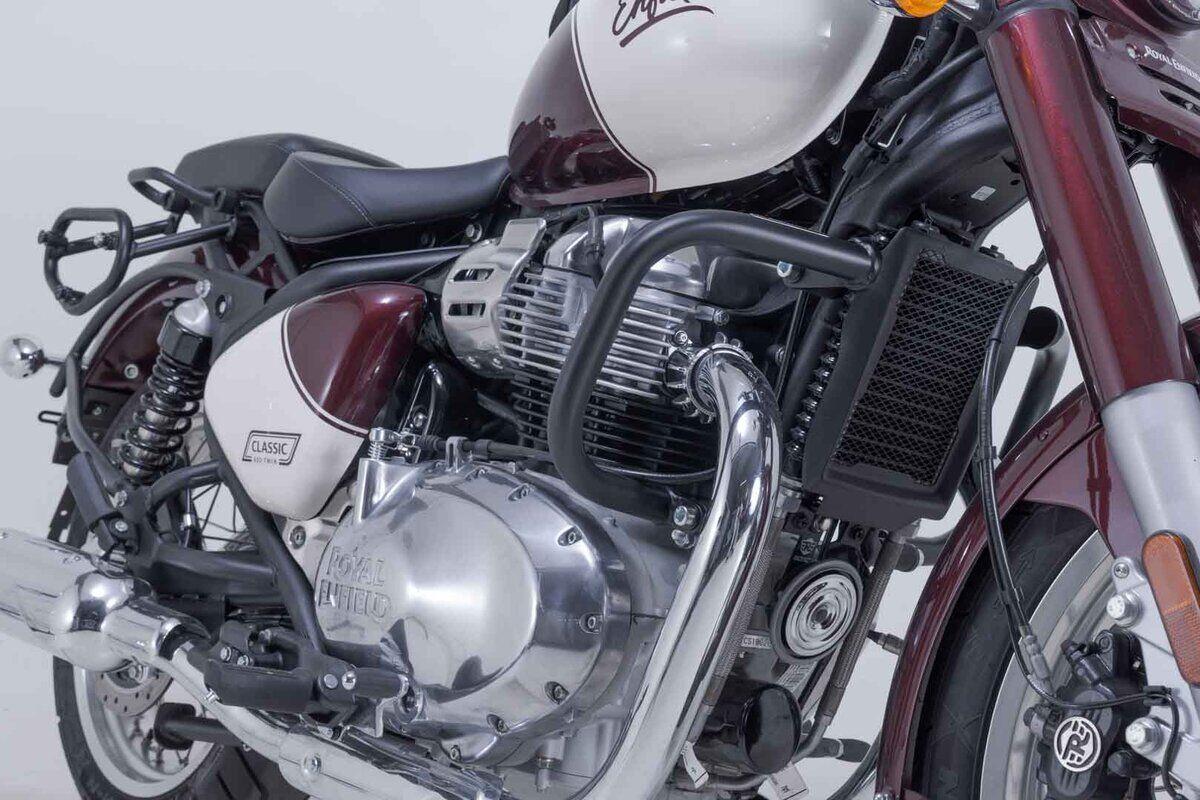 SW MOTECH Crash Bar Black Powder Coated Engine Protection SBL.41.043.10000/B