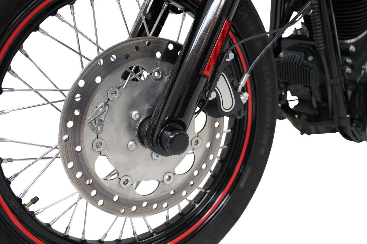 Cult Werk Axle Cover For Harley Davidson VRSCDX 1250 2002-2017 Black HD-UNI034