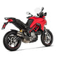 Akrapovic Slip-On Line Muffler TI For Ducati Multistrada V2 950 21-24 S-D9SO18-HIFFT