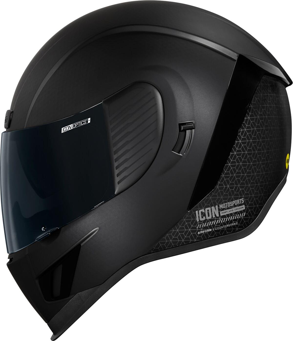 ICON Airform™ Counterstrike MIPS® Black Motorcycle Helmet