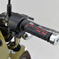 Daytona Grippy Grip GGD-Ground Grips 22.2mm Open End Black Red Pair 25172