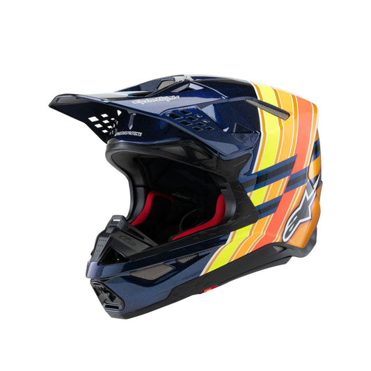 ALPINESTARS S-M10 TLD25 Blue/Orange/Yellow MIPS MX Helmet