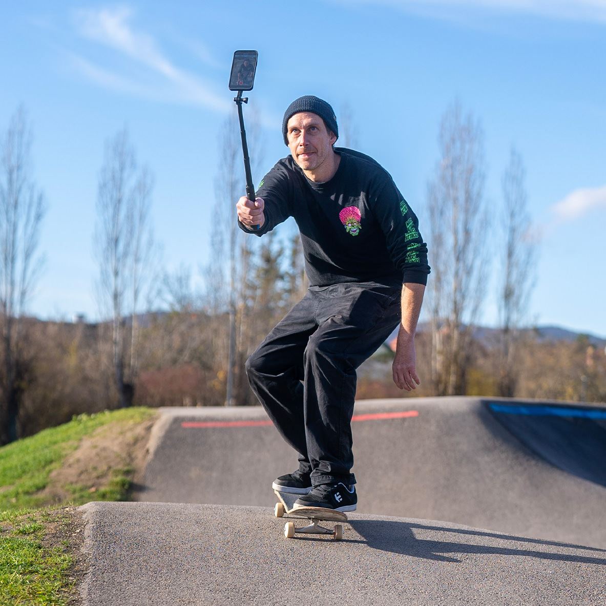 SP CONNECT POV Pole For SPC+ Mobile Phone Black 52835