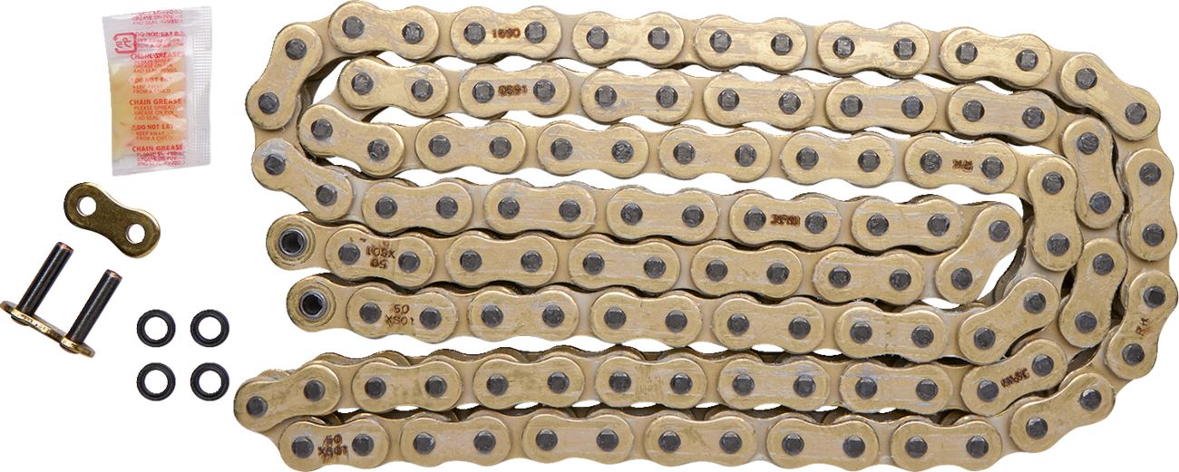 RK Motorcycle Drive Chain 530 XSOZ1 116L RXRING Gold GB530XSOZ1116CLF