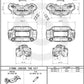 BREMBO P4.32 BRAKE CALIPERS PRIME LINE 100MM FR/L 920997016