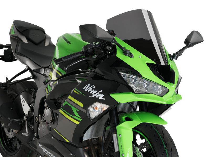 PUIG R-Racer Screen Dark Smoke for Kawasaki ZX-6R 636 13-23 3629F