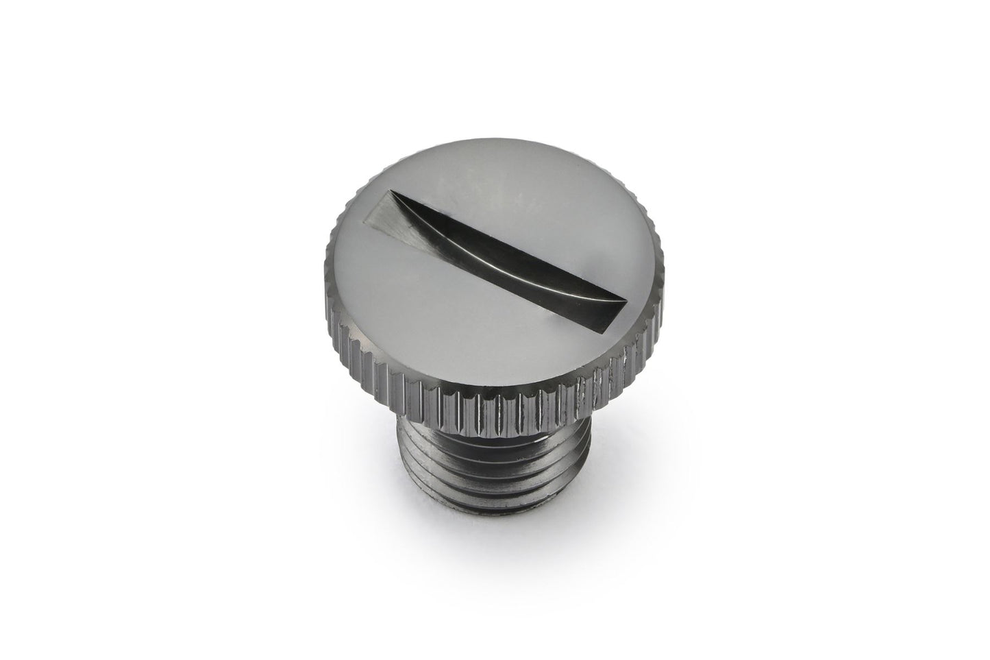 Daytona Mirror Plug Bolt M10 x 1.25 Left Gray Aluminum CNC Threaded 80944