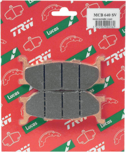 Trw SV Series Sindered Brake Pads For Yamaha SCR 950 1991-2021 MCB640SV