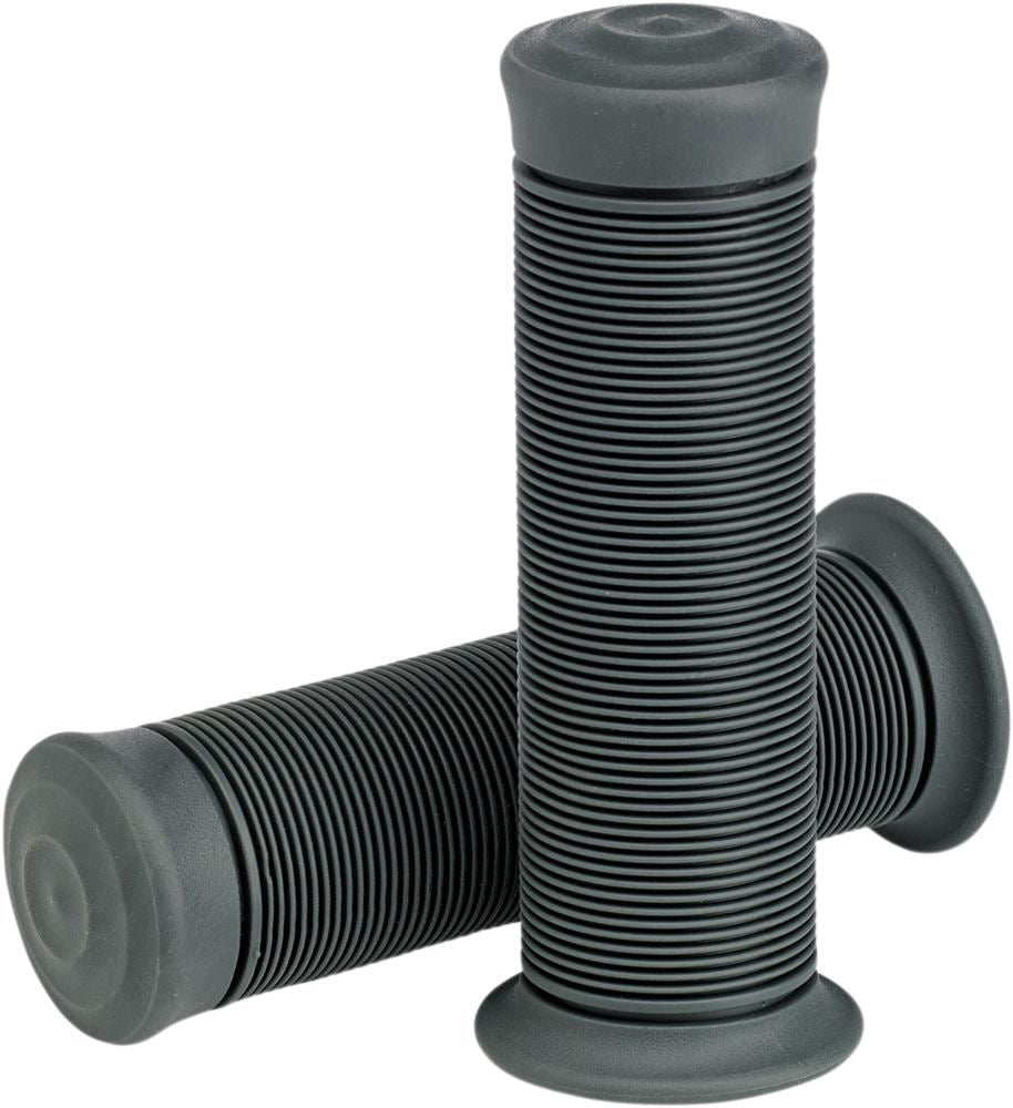 Biltwell Kung Fu 1″ Grips Kraton Rubber Grey To Fit Harley V-Twin
