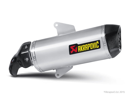 Akrapovic Slip-On Line Muffler Scooter SS/CF For Aprilia SRV 850 Gilera GP 800 08-16 S-A8SO2-HWSS