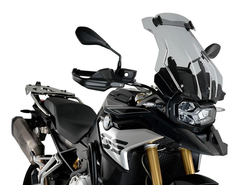 Puig Touring Screen Plus With Extender Light Smoke 7140O