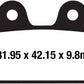 Ebc HH Sintered Harley/Buell Brake Pads For Harley FXBB 1923 2014-2026 FA710HH