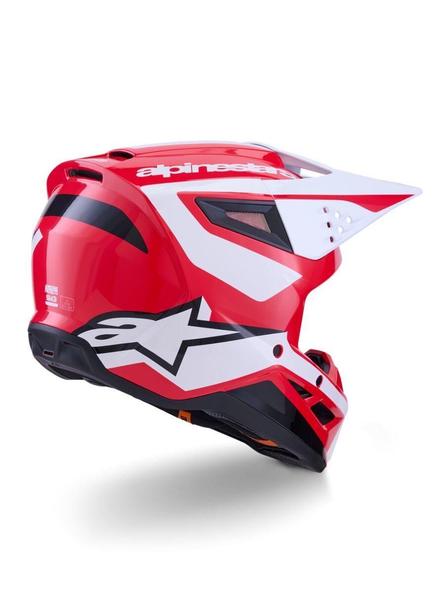 ALPINESTARS SM3 Heat Helmet RED/WH/BLK 2025 Model