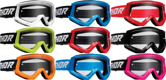 THOR Youth Combat Racer MX Motorcross Goggles 2023 Model