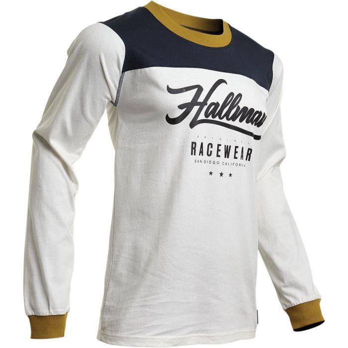 Thor Hallman S20 Motocross Jersey White Navy Olive Off Road MX Top 303017923