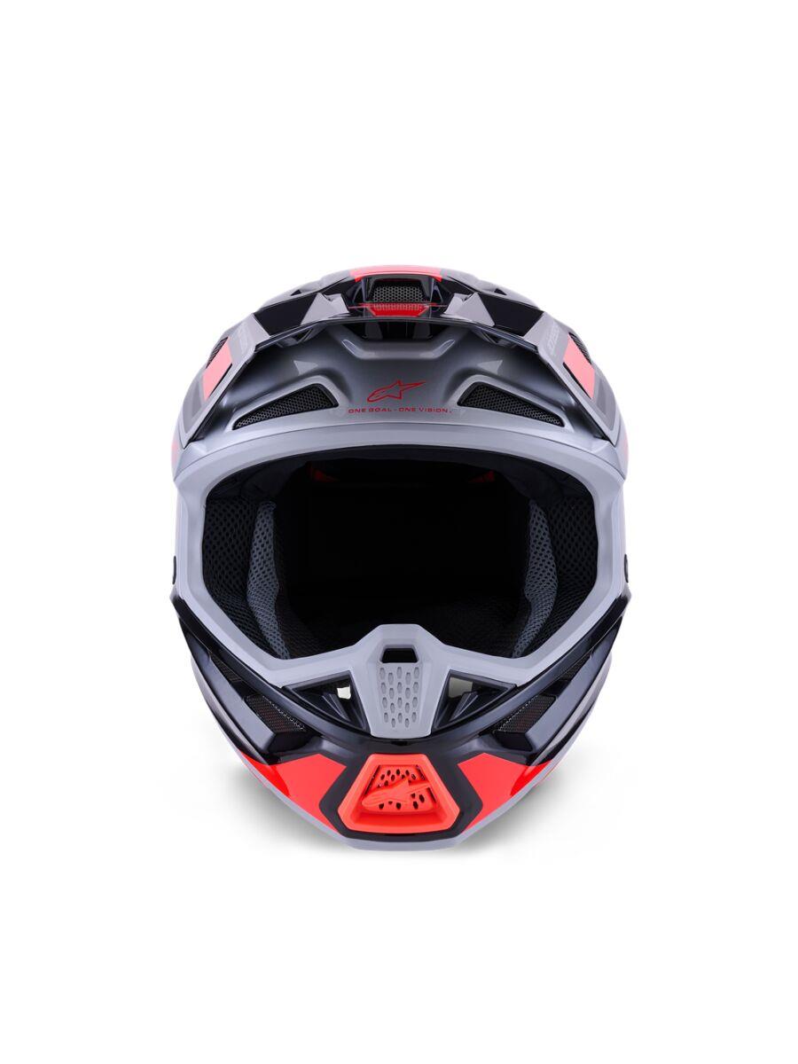 ALPINESTARS SM7 Rise Helmet BLK/RD/SILV 2025 Model