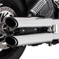 Vance & Hines Twin Slash 3" Slip-On Mufflers Chrome For HD Scout 60 15-24 18323